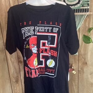 The Flash Black Short Sleeve Kids Tee